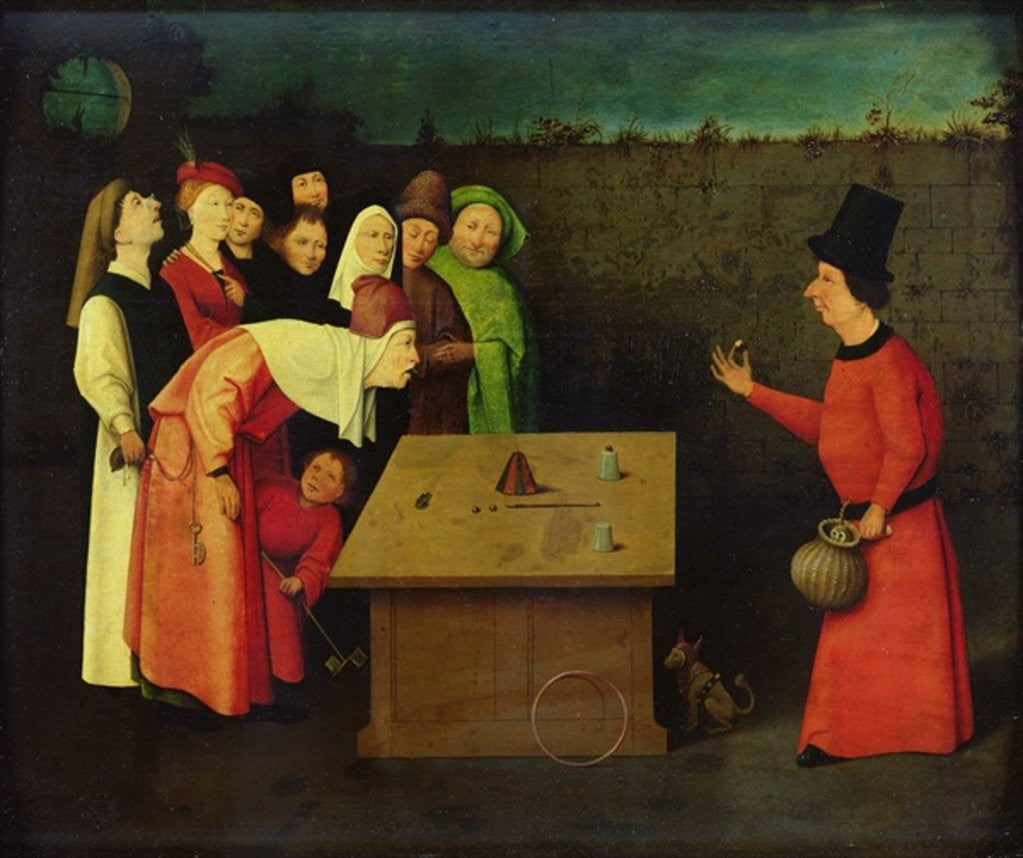 Detail of The Conjuror by Hieronymus Bosch