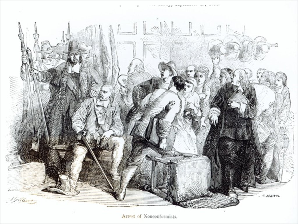 Detail of The Arrest of Nonconformists by John (after) Gilbert