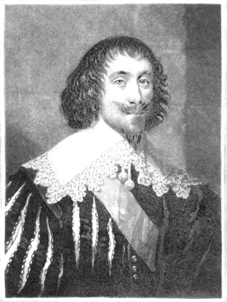 Detail of Lord Fairfax illustration from 'Portraits of Characters illustrious in British History' by English School