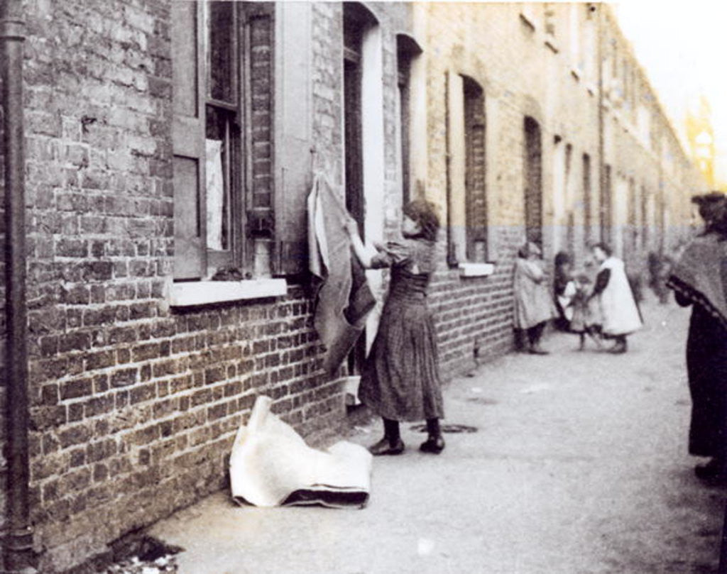 Detail of London Slums by English School