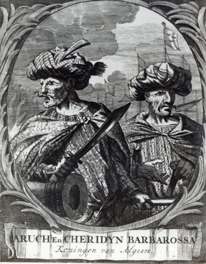 Detail of The Barbarossa Brothers by Dutch School