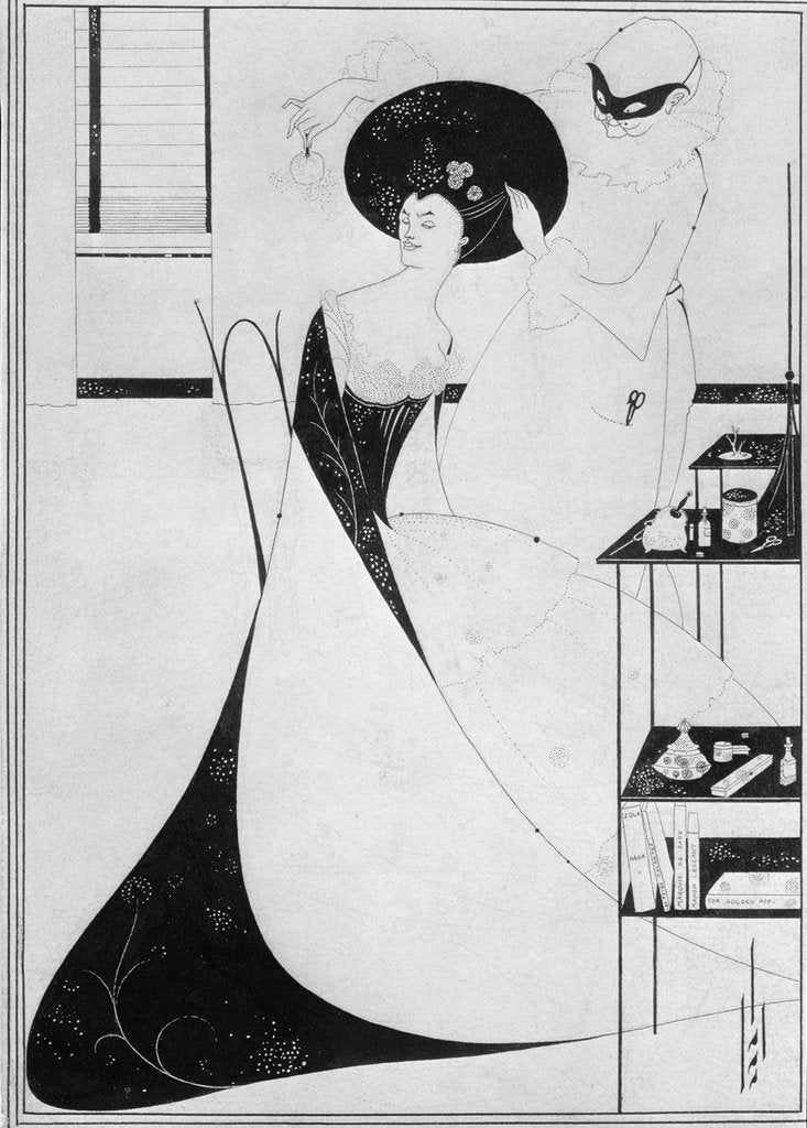 Detail of The Toilet of Salome, 1894 by Aubrey Beardsley