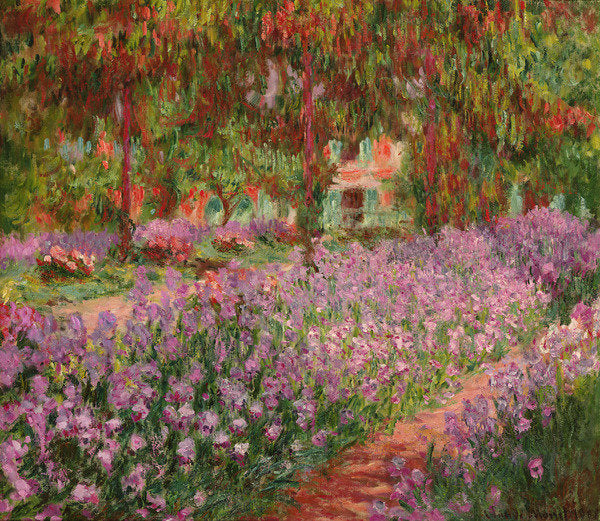 Detail of The Garden at Giverny, 1900 by Claude Monet