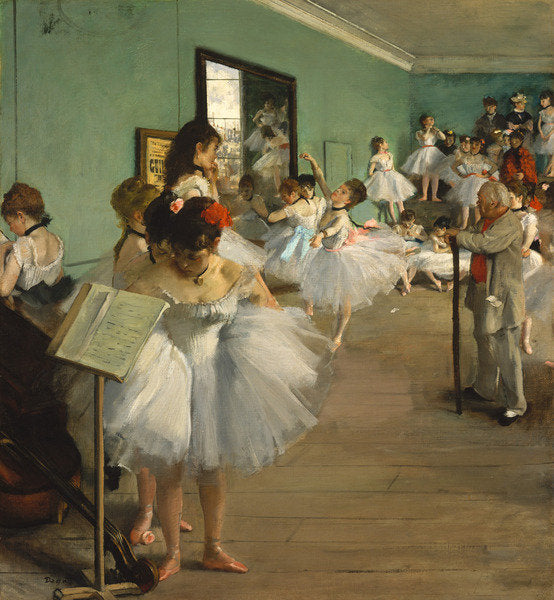 Detail of The Dance Class, 1873-74 by Edgar Degas