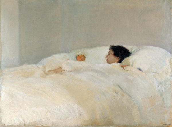 Detail of Mother, 1895 by Joaquin Sorolla y Bastida