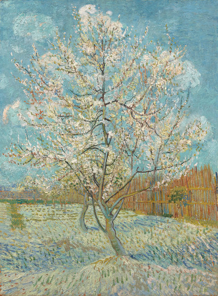 Detail of The Pink Peach Tree, 1888 by Vincent van Gogh