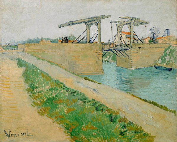 Detail of The Langlois Bridge, March 1888 by Vincent van Gogh