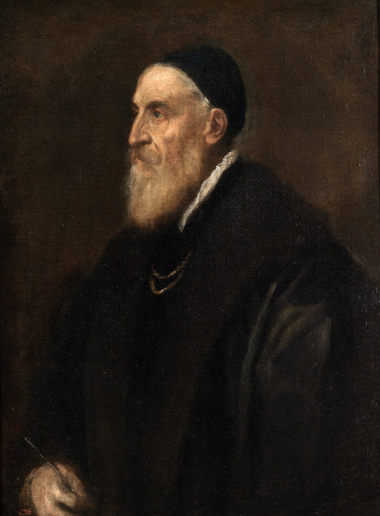 Detail of Self Portrait, c.1560-70 by Titian