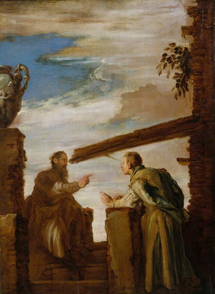 Detail of The Parable of the Mote and the Beam, c.1619 by Domenico Fetti or Feti