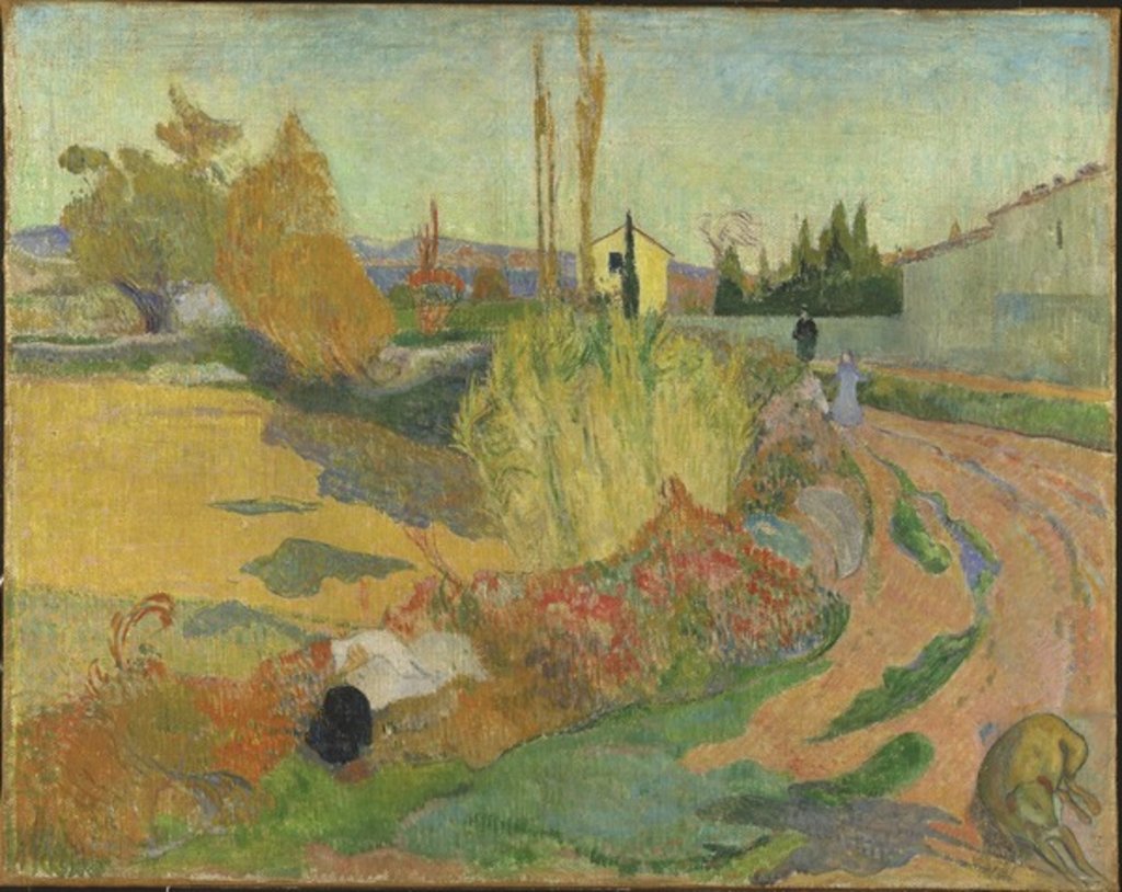 Detail of Landscape at Arles, 1888 by Paul Gauguin