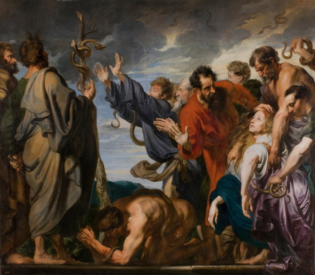 Detail of Moses and the Brazen Serpent, 1618-20 by Anthony van Dyck