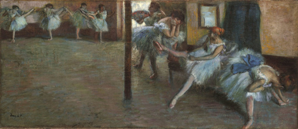 Detail of The Ballet Rehearsal, c.1891 by Edgar Degas