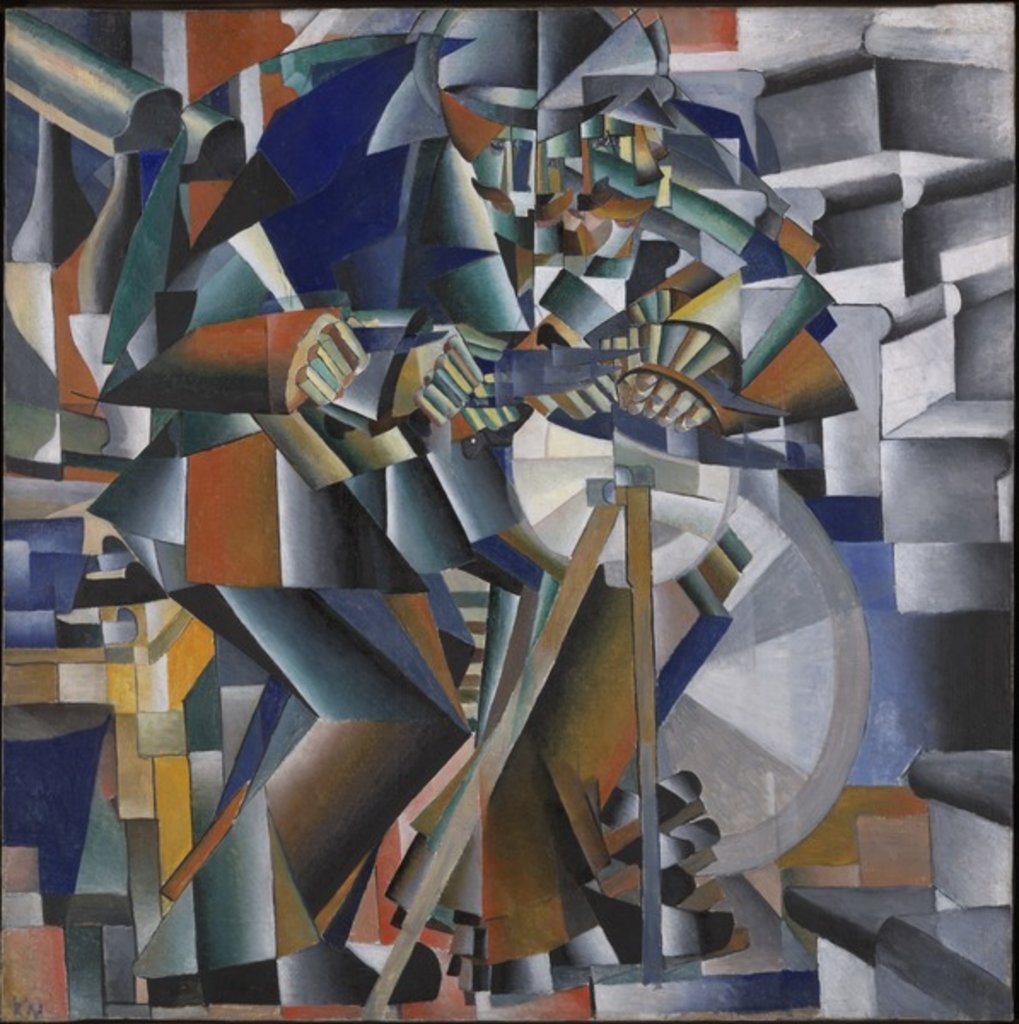 Detail of The Knife Grinder or Principle of Glittering, 1912-3 by Kazimir Severinovich Malevich