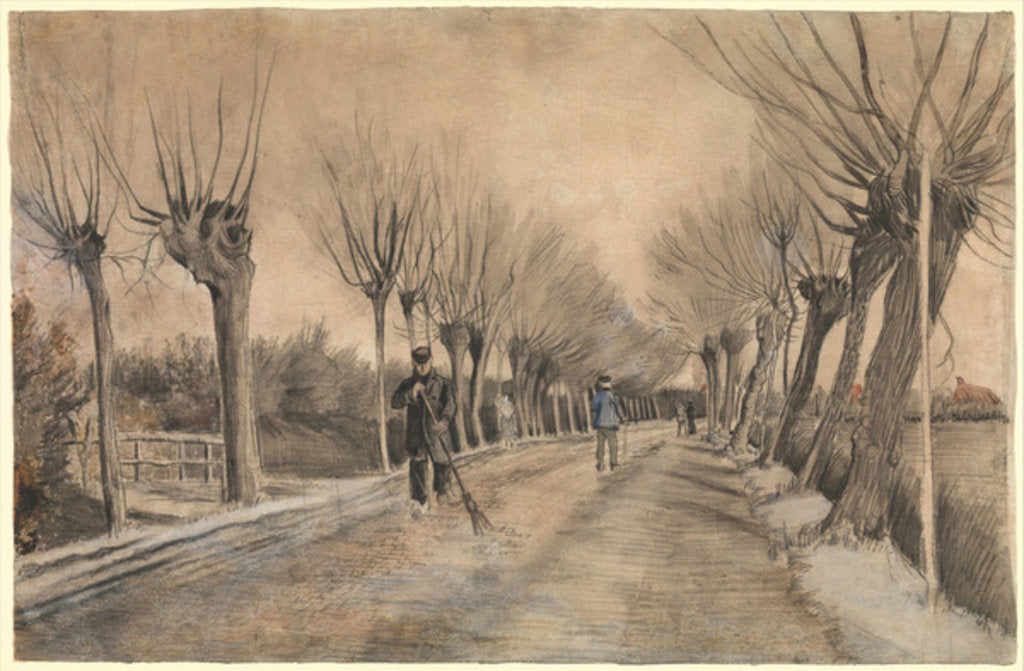 Detail of Road in Etten, 1881 by Vincent van Gogh