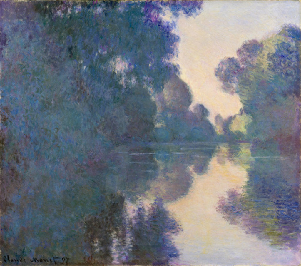 Detail of Morning on the Seine near Giverny, 1897 by Claude Monet