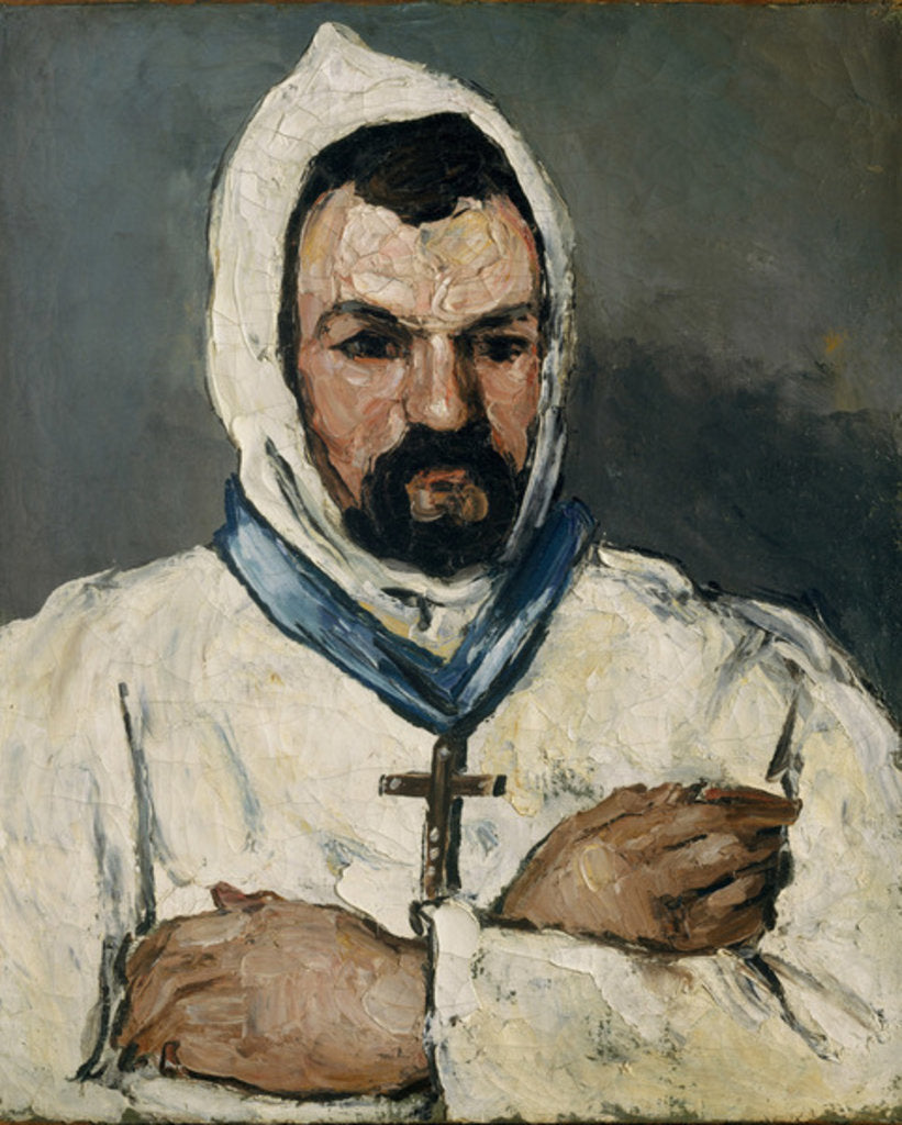 Detail of Antoine Dominique Sauveur Aubert, the Artist's Uncle, as a Monk, 1866 by Paul Cezanne