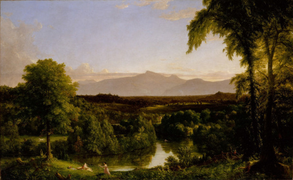 Detail of View on the Catskill—Early Autumn, 1836-37 by Thomas Cole