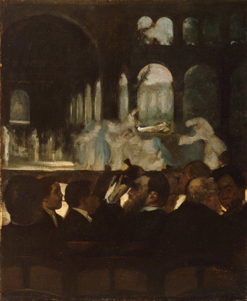 Detail of The Ballet from 'Robert le Diable', 1871 by Edgar Degas