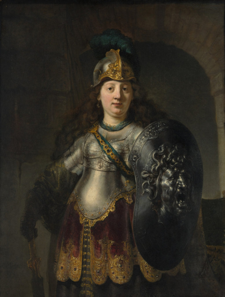 Detail of Bellona, 1633 by Rembrandt Harmensz. van Rijn