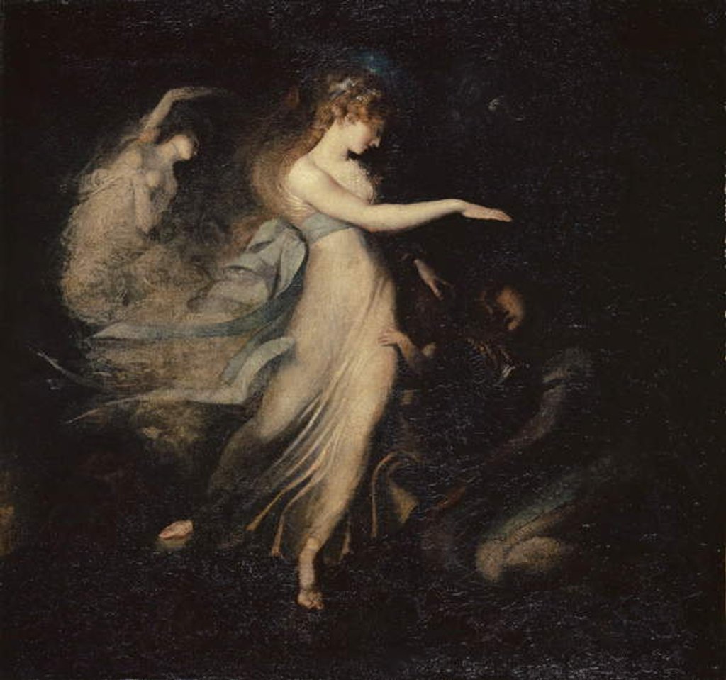 Detail of The Fairy Queen Appears to Prince Arthur, 1785-88 by Henry Fuseli