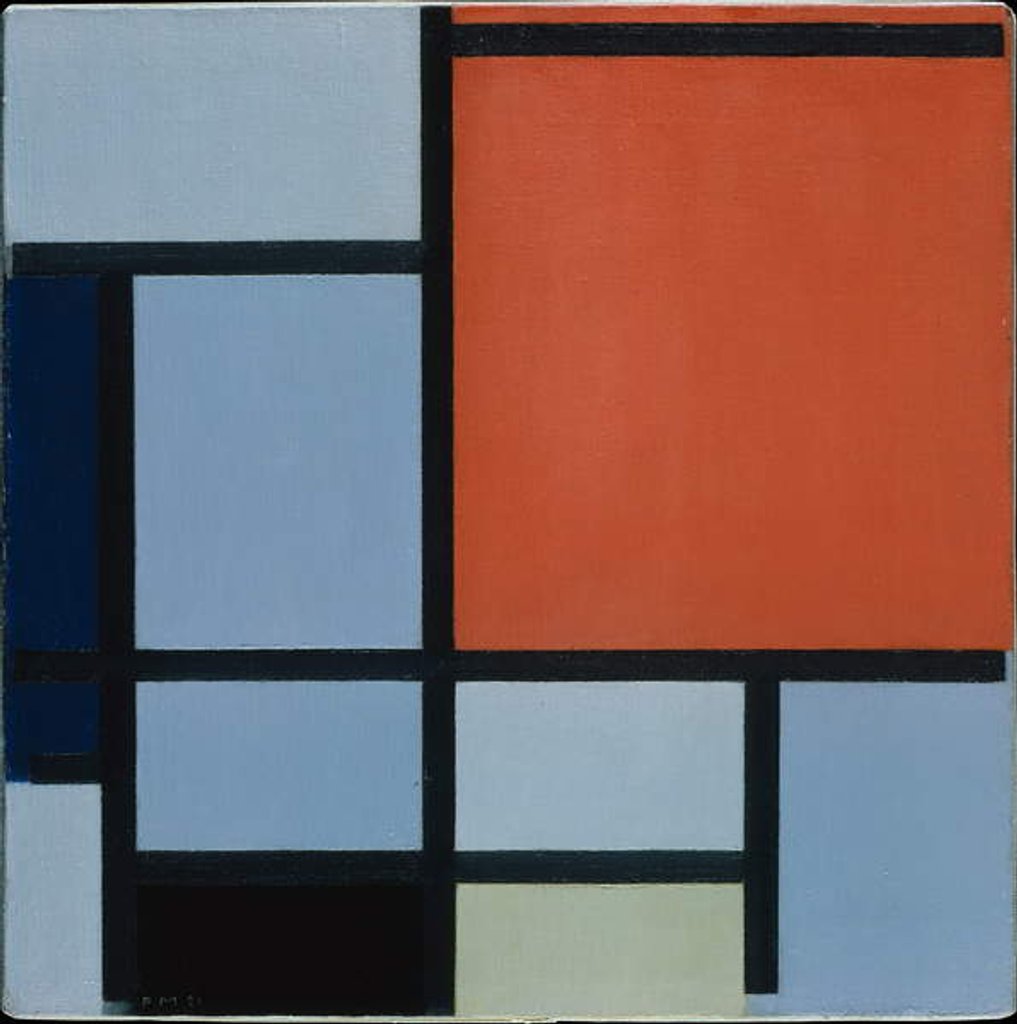 Detail of Composition, 1921 by Piet Mondrian