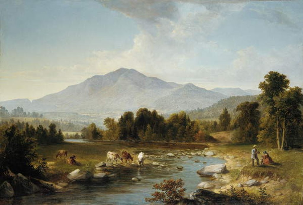 Detail of High Point: Shandaken Mountains, 1853 by Asher Brown Durand