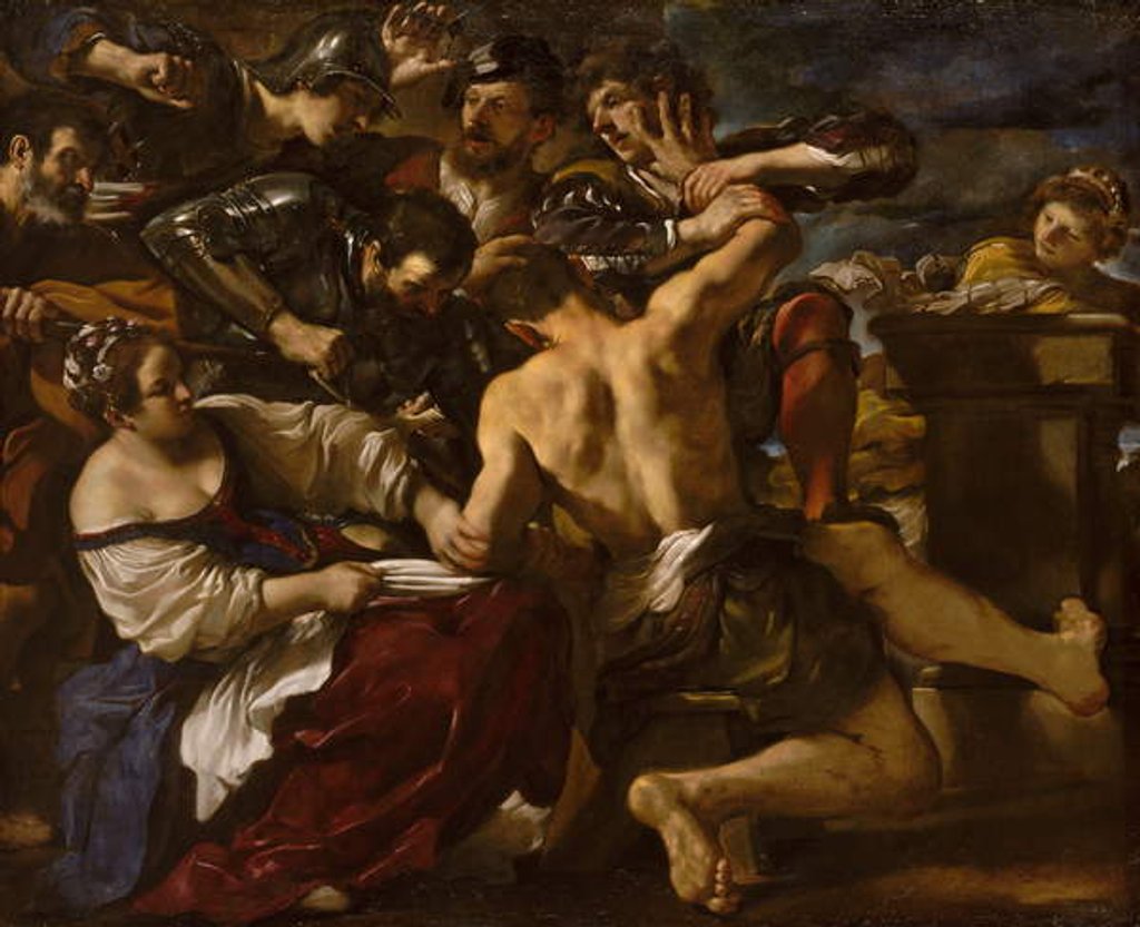 Detail of Samson Captured by the Philistines, 1619 by Guercino