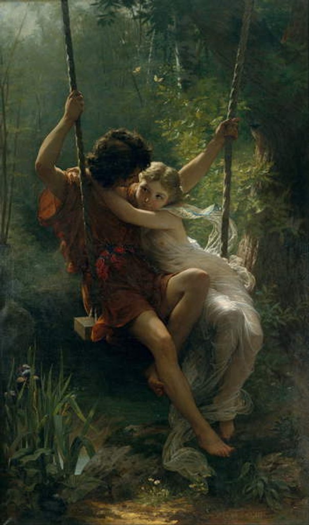 Detail of Springtime, 1873 by Pierre Auguste Cot