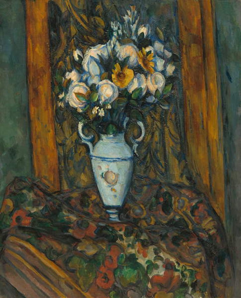 Detail of Vase of Flowers, 1900-3 by Paul Cezanne