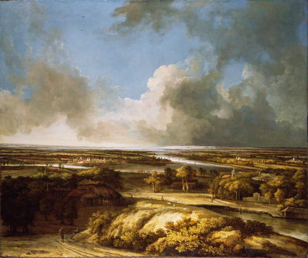 Detail of A Panoramic Landscape, 1665 by Phillips de Koninck