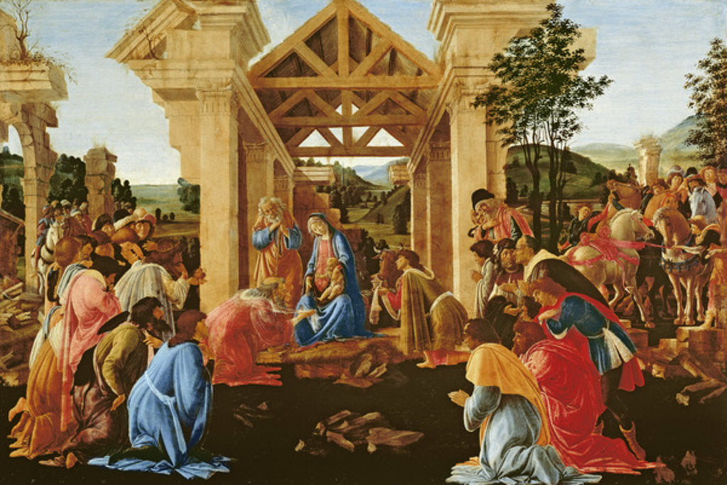 Detail of The Adoration of the Magi, c.1478-82 by Sandro Botticelli