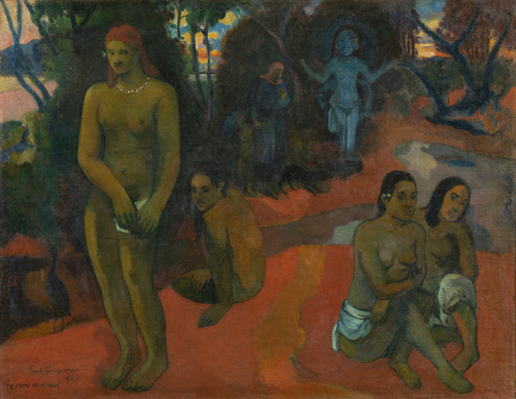 Detail of Te Pape Nave Nave (Delectable Waters) by Paul Gauguin