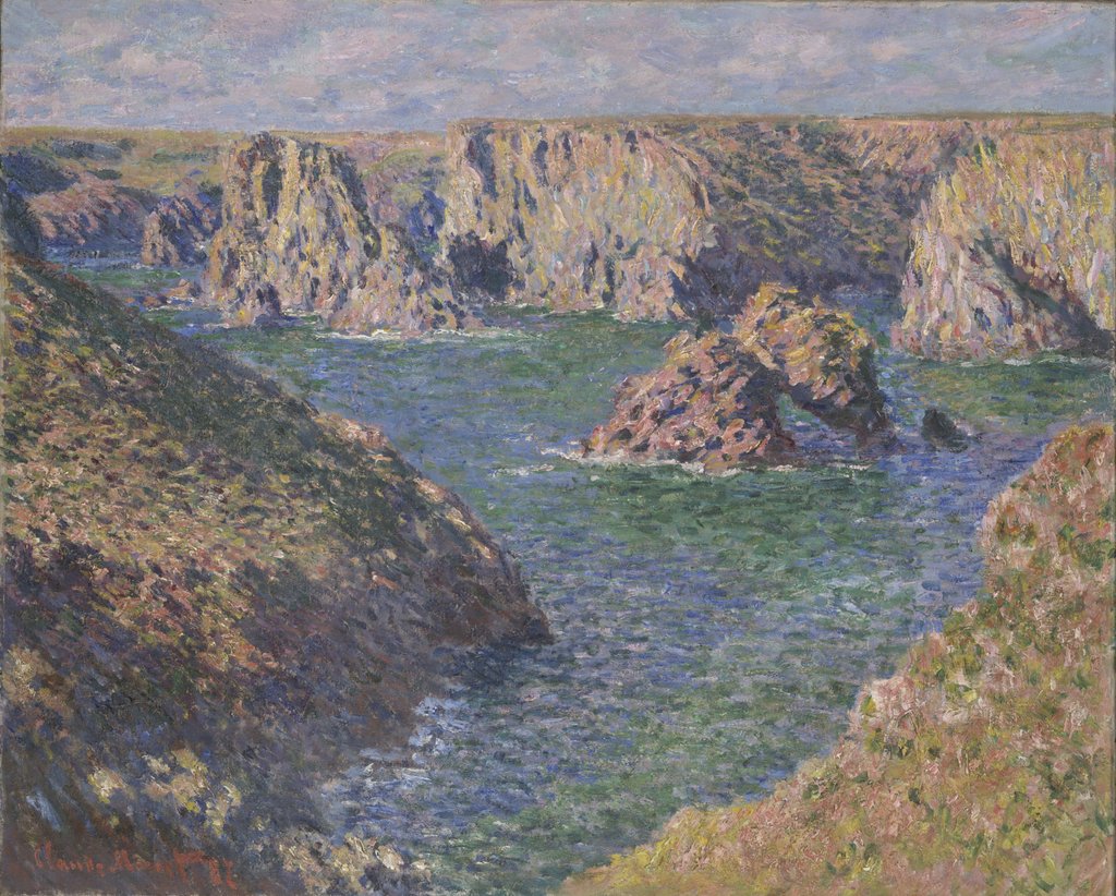 Detail of Port-Domois, Belle-Isle, 1887 by Claude Monet