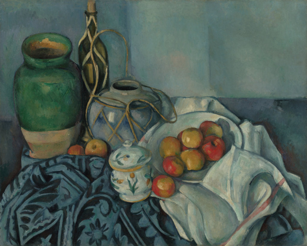 Detail of Still Life with Apples, c.1893-94 by Paul Cezanne