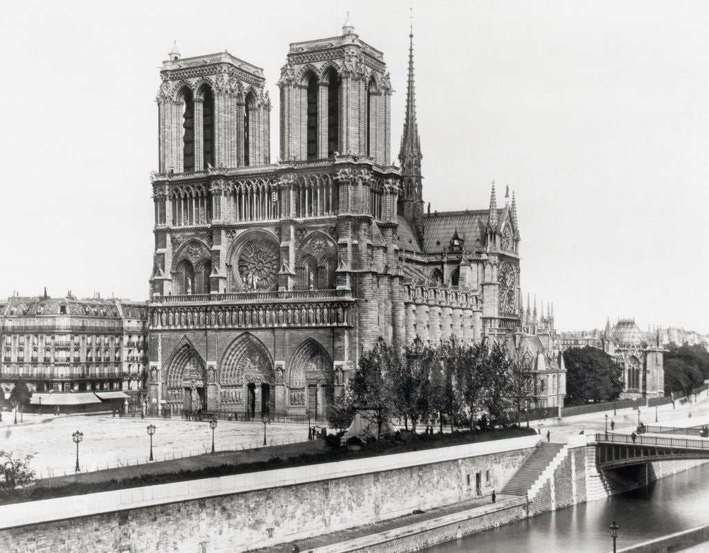 Detail of Notre Dame Cathedral by Corbis