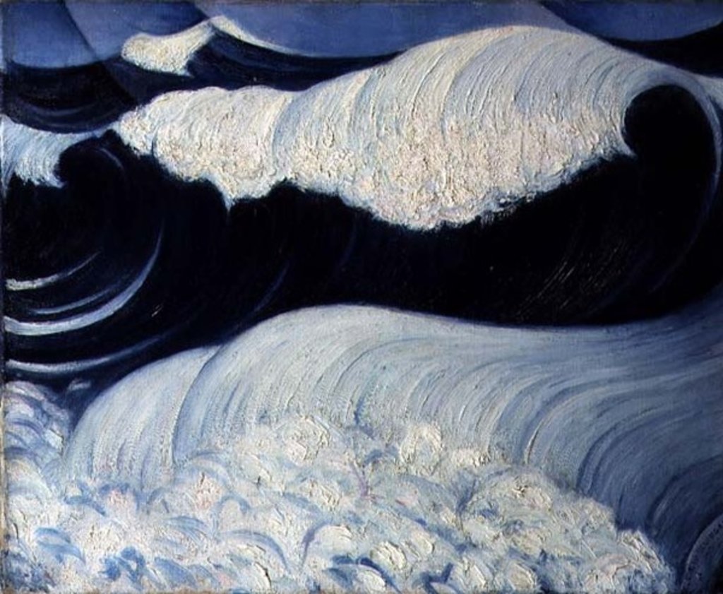 Detail of The Wave, 1917 by Christopher Richard Wynne Nevinson